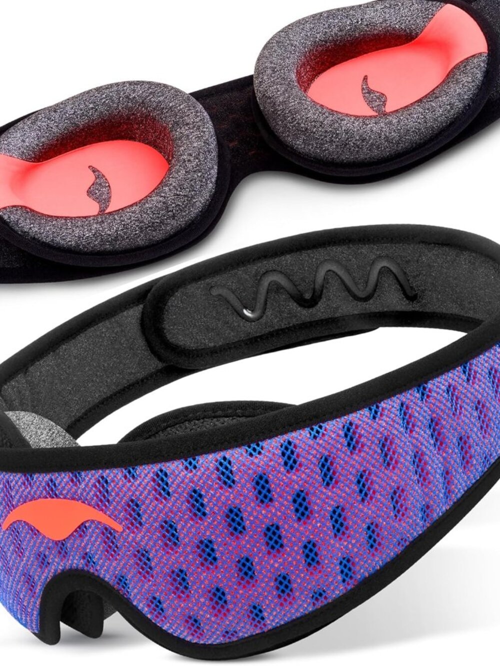 Manta PRO Sleep Mask - Purple - Side-Sleeper Blackout Design
